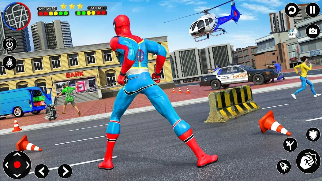 Скачать взлом Spider Rope Hero Spider Games — Безлимитные деньги и алмазы — скриншот 3