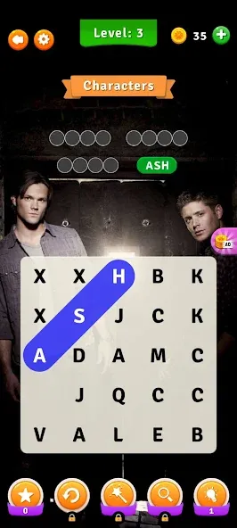 Supernatural Word Search — последняя версия с модом (Безлимитные подсказки и открыты все уровни) — скриншот 2