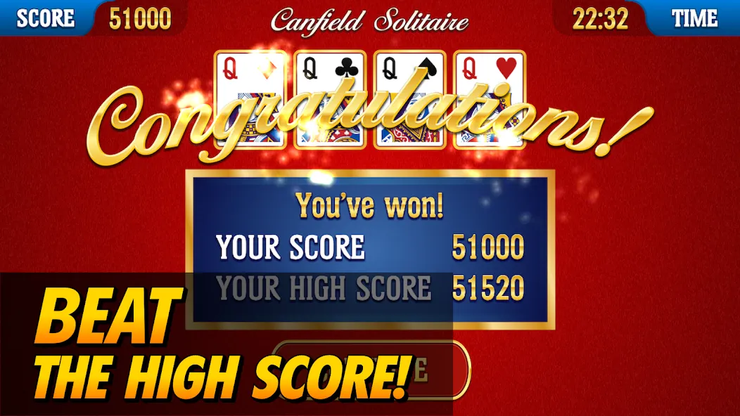 Скачать Canfield Solitaire последней версии — Открыты все уровни и подсказки — скриншот 2 Скачать Canfield Solitaire последней версии — Открыты все уровни и подсказки — скриншот 2