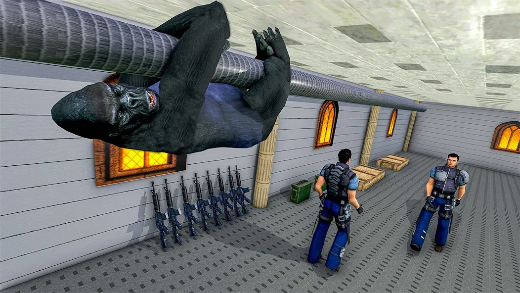 Gorilla Smash City Escape Jail взлом на Андроид — Безлимитные деньги и суперсила — скриншот 2 Gorilla Smash City Escape Jail взлом на Андроид — Безлимитные деньги и суперсила — скриншот 2