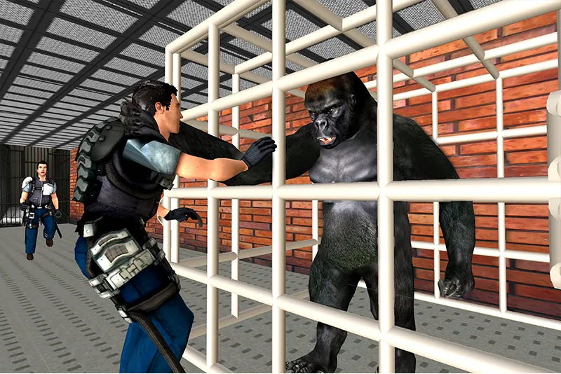 Gorilla Smash City Escape Jail взлом на Андроид — Безлимитные деньги и суперсила — скриншот 3 Gorilla Smash City Escape Jail взлом на Андроид — Безлимитные деньги и суперсила — скриншот 3