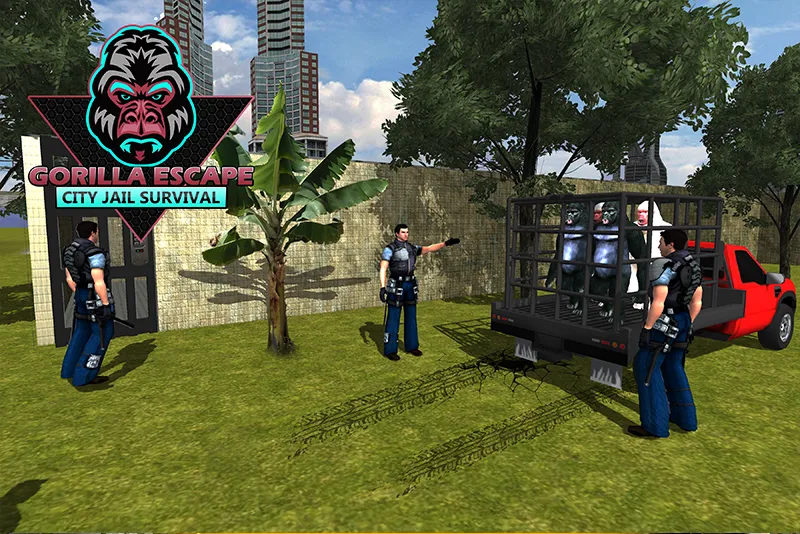 Gorilla Smash City Escape Jail взлом на Андроид — Безлимитные деньги и суперсила — скриншот 5 Gorilla Smash City Escape Jail взлом на Андроид — Безлимитные деньги и суперсила — скриншот 5