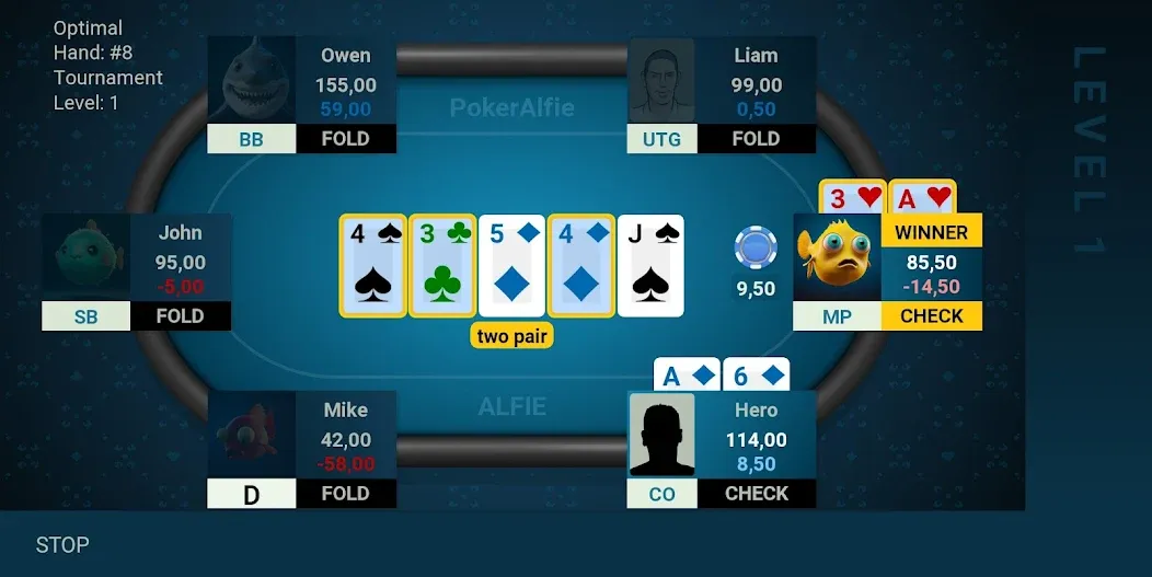 Скачать Offline Poker AI - PokerAlfie бесплатно — Умный офлайн-покер без интернета — скриншот 2 Скачать Offline Poker AI - PokerAlfie бесплатно — Умный офлайн-покер без интернета — скриншот 2