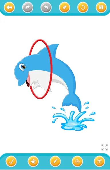 dolphin coloring game (Мод: Без рекламы и открыты все раскраски) — скачать на Андроид — скриншот 4 dolphin coloring game (Мод: Без рекламы и открыты все раскраски) — скачать на Андроид — скриншот 4