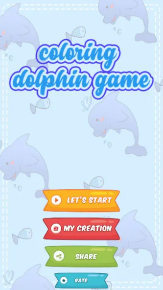 dolphin coloring game (Мод: Без рекламы и открыты все раскраски) — скачать на Андроид — скриншот 5 dolphin coloring game (Мод: Без рекламы и открыты все раскраски) — скачать на Андроид — скриншот 5