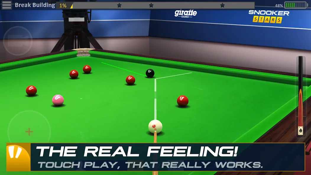 Мод Snooker Stars - 3D Online Spor — Безлимитные деньги и все кии, скачать APK — скриншот 2 Мод Snooker Stars - 3D Online Spor — Безлимитные деньги и все кии, скачать APK — скриншот 2