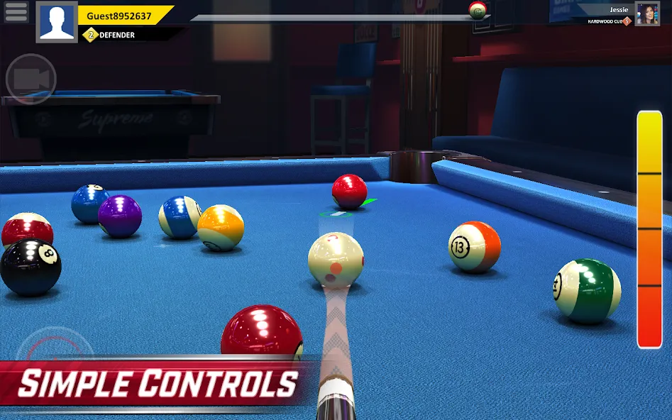 Pool Stars - 3D Online Multipl — скачать мод: Безлимитные монеты и разблокированные столы — скриншот 2