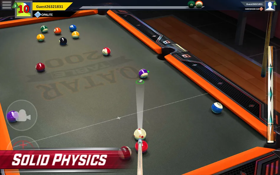 Pool Stars - 3D Online Multipl — скачать мод: Безлимитные монеты и разблокированные столы — скриншот 3