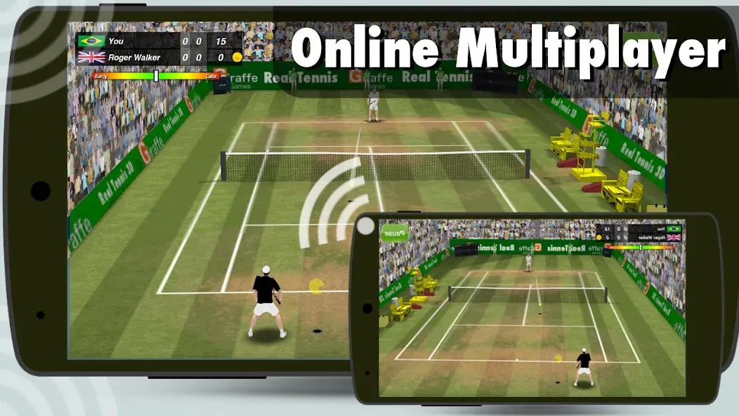 Tennis Champion 3D - Online Sp — последняя версия с модом (Без рекламы и много монет) — скриншот 2