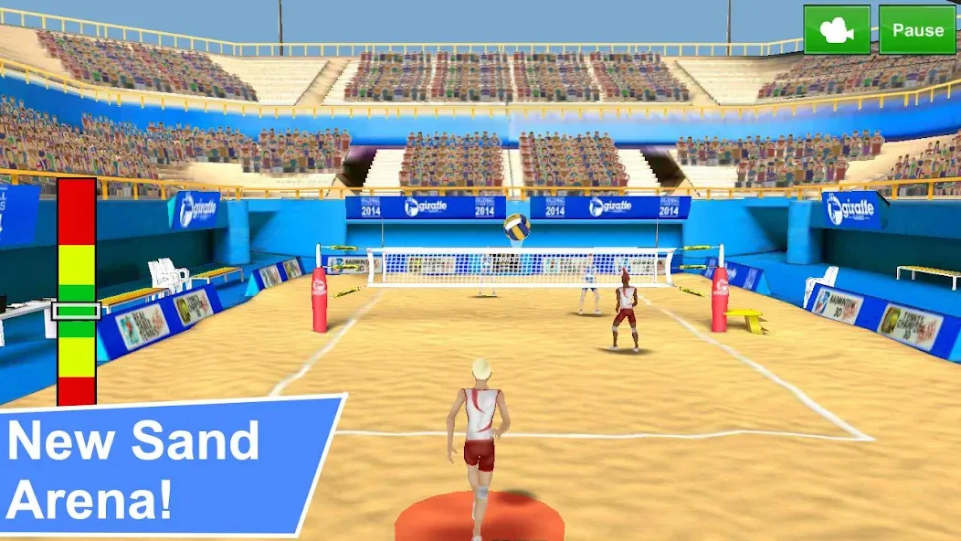 Volleyball Champions 3D - Onli MOD APK: Безлимитные монеты и энергия — скриншот 1 Volleyball Champions 3D - Onli MOD APK: Безлимитные монеты и энергия — скриншот 1