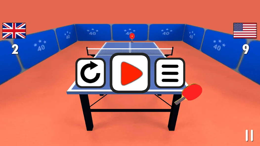Table Tennis 3D взлом APK — Безлимитные деньги и все ракетки — скриншот 4 Table Tennis 3D взлом APK — Безлимитные деньги и все ракетки — скриншот 4