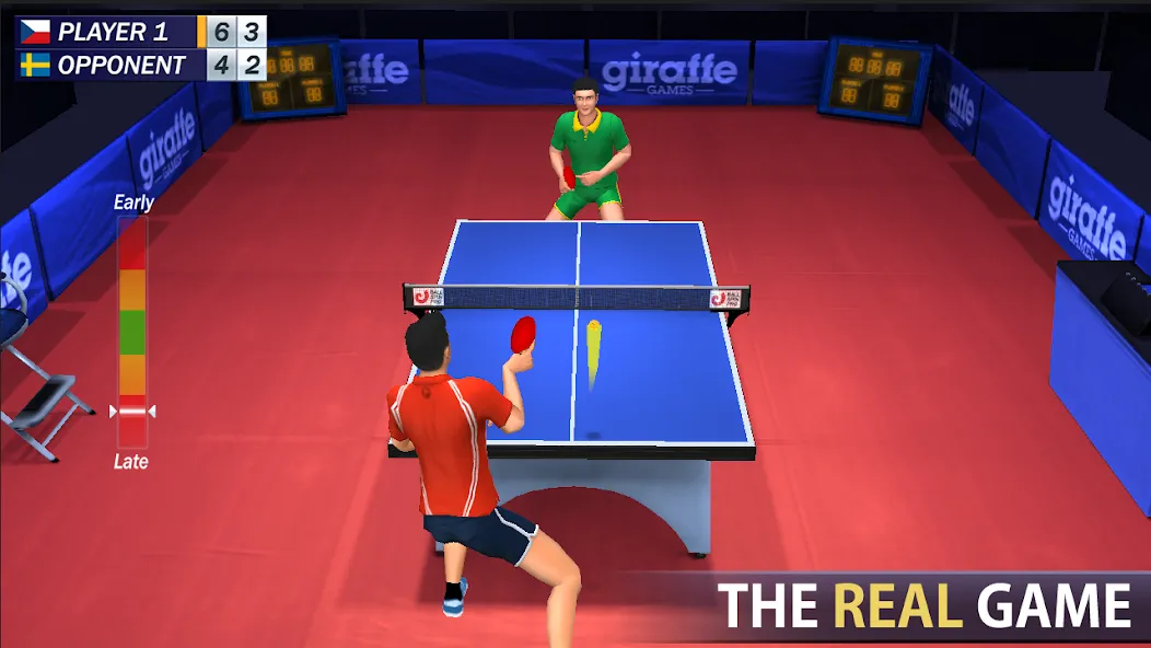 Скачать мод Table Tennis — Безлимитные монеты и все ракетки — скриншот 2
