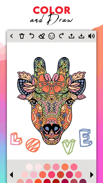 Скачать Coloring for adults offline мод — Все раскраски разблокированы офлайн — скриншот 3 Скачать Coloring for adults offline мод — Все раскраски разблокированы офлайн — скриншот 3