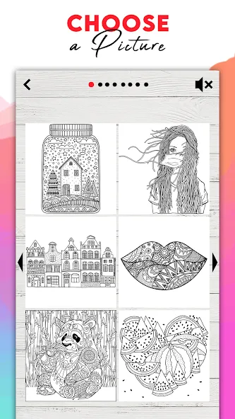 Скачать Coloring for adults offline мод — Все раскраски разблокированы офлайн — скриншот 5 Скачать Coloring for adults offline мод — Все раскраски разблокированы офлайн — скриншот 5