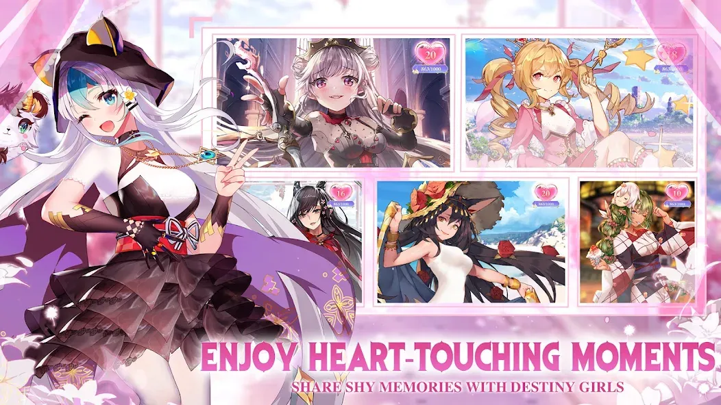 Скачать Girls' Connect: Idle RPG на Андроид с модом — Безлимитные ресурсы и алмазы — скриншот 4