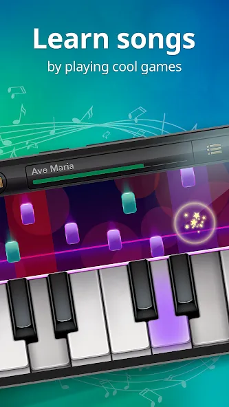 Piano - Music Keyboard & Tiles бесплатно на Андроид — мод: Безлимитные ноты и открыты все песни — скриншот 3 Piano - Music Keyboard & Tiles бесплатно на Андроид — мод: Безлимитные ноты и открыты все песни — скриншот 3