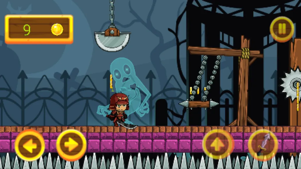 samurai adventure (Мод: Неограниченные деньги и усиленное оружие) — скачать на Андроид — скриншот 4 samurai adventure (Мод: Неограниченные деньги и усиленное оружие) — скачать на Андроид — скриншот 4