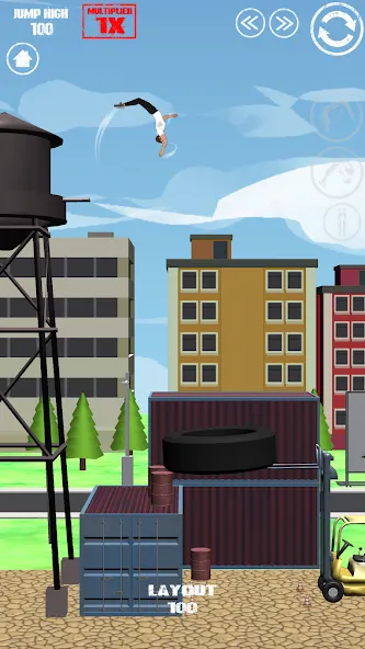 SWAGFLIP - Parkour Origins (Мод: Безлимитные деньги и все уровни) — скачать на Андроид — скриншот 2 SWAGFLIP - Parkour Origins (Мод: Безлимитные деньги и все уровни) — скачать на Андроид — скриншот 2
