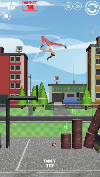 SWAGFLIP - Parkour Origins (Мод: Безлимитные деньги и все уровни) — скачать на Андроид — скриншот 3 SWAGFLIP - Parkour Origins (Мод: Безлимитные деньги и все уровни) — скачать на Андроид — скриншот 3