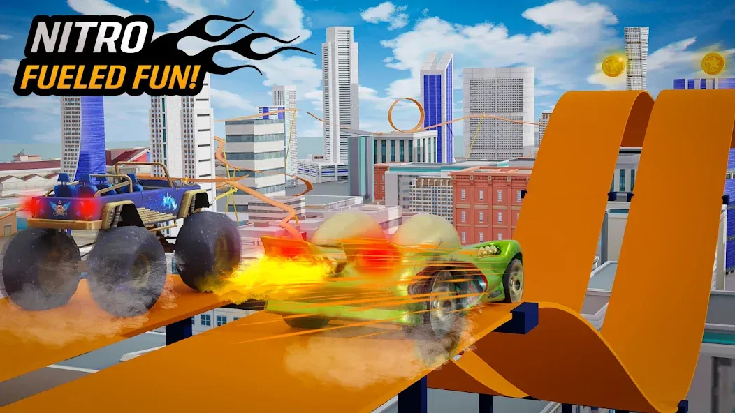 Скачать Nano Monster Truck Jam Game мод — Безлимитные деньги и топливо — скриншот 4