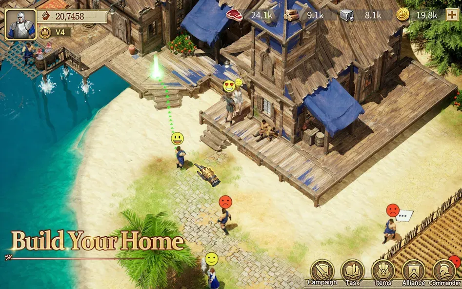 Game of Empires:Warring Realms бесплатно на Андроид — мод: Безлимитные ресурсы и ускоренное строительство — скриншот 5 Game of Empires:Warring Realms бесплатно на Андроид — мод: Безлимитные ресурсы и ускоренное строительство — скриншот 5