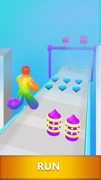 Blob Dash - Endless Runner взлом APK — Безлимитные деньги и усиленные способности — скриншот 3 Blob Dash - Endless Runner взлом APK — Безлимитные деньги и усиленные способности — скриншот 3