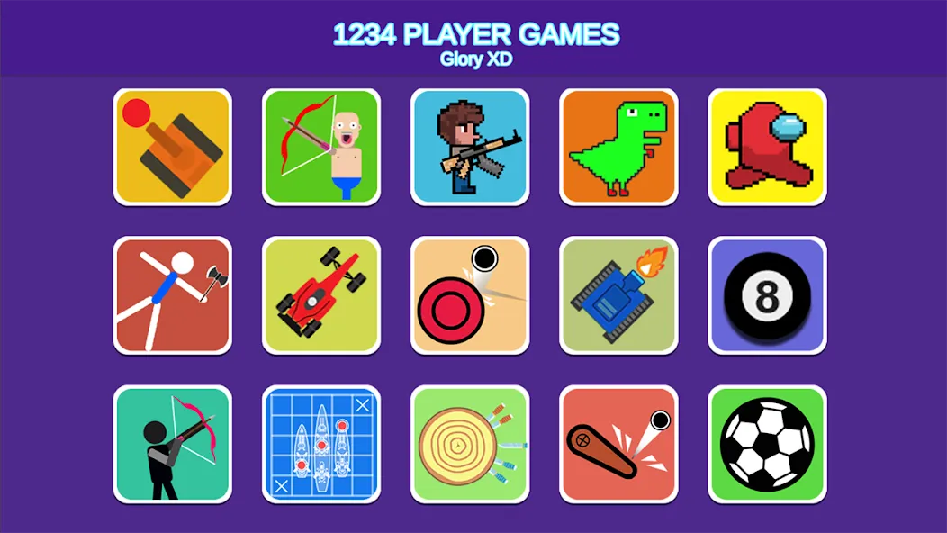 1234 Player Mini Game — взломанная версия, Много монет и разблокированы уровни — скриншот 1