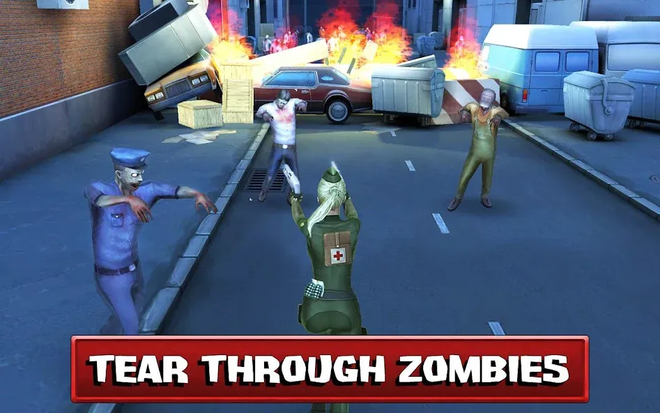 Dead Route: Zombie Apocalypse на телефон — скачать мод: Безлимитные деньги и патроны — скриншот 2