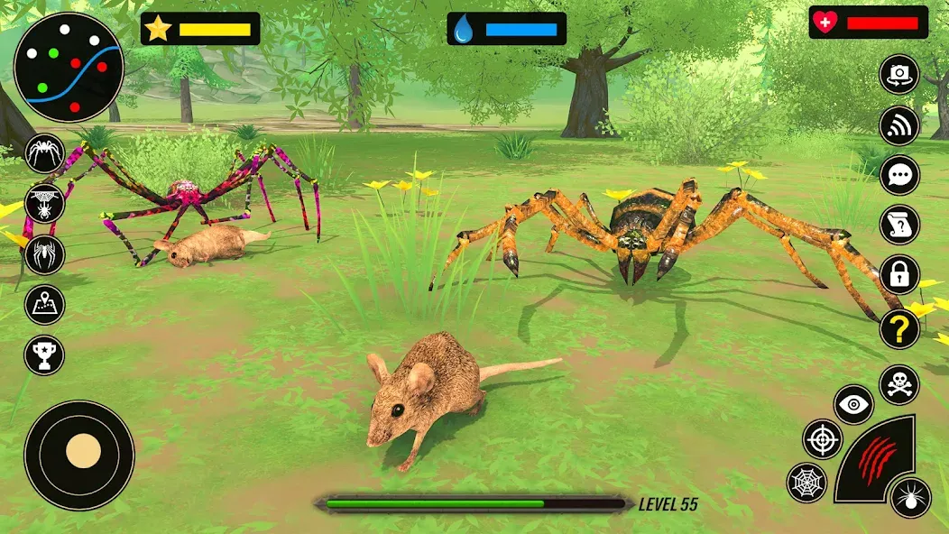 Spider Simulator - Creepy Tad — Безлимитная паутина и открыты все уровни, скачать мод APK — скриншот 4