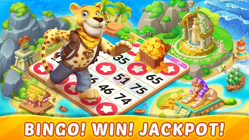 Bingo Aloha-Bingo tour at home — Безлимитные монеты и бонусы, скачать мод APK — скриншот 1