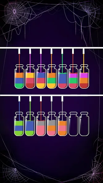 Скачать Soda Sort: Water Color Puzzle бесплатно — Безлимитные монеты и подсказки — скриншот 4 Скачать Soda Sort: Water Color Puzzle бесплатно — Безлимитные монеты и подсказки — скриншот 4