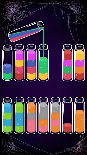 Скачать Soda Sort: Water Color Puzzle бесплатно — Безлимитные монеты и подсказки — скриншот 5 Скачать Soda Sort: Water Color Puzzle бесплатно — Безлимитные монеты и подсказки — скриншот 5