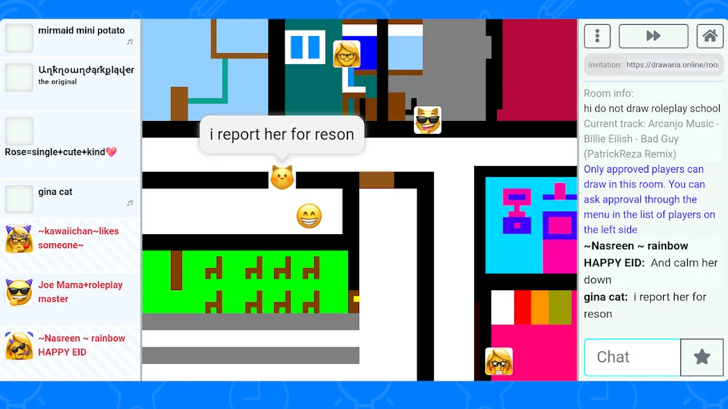 Drawaria.Online - Pictionary / взлом APK — Рисование без ограничений и рекламы — скриншот 1