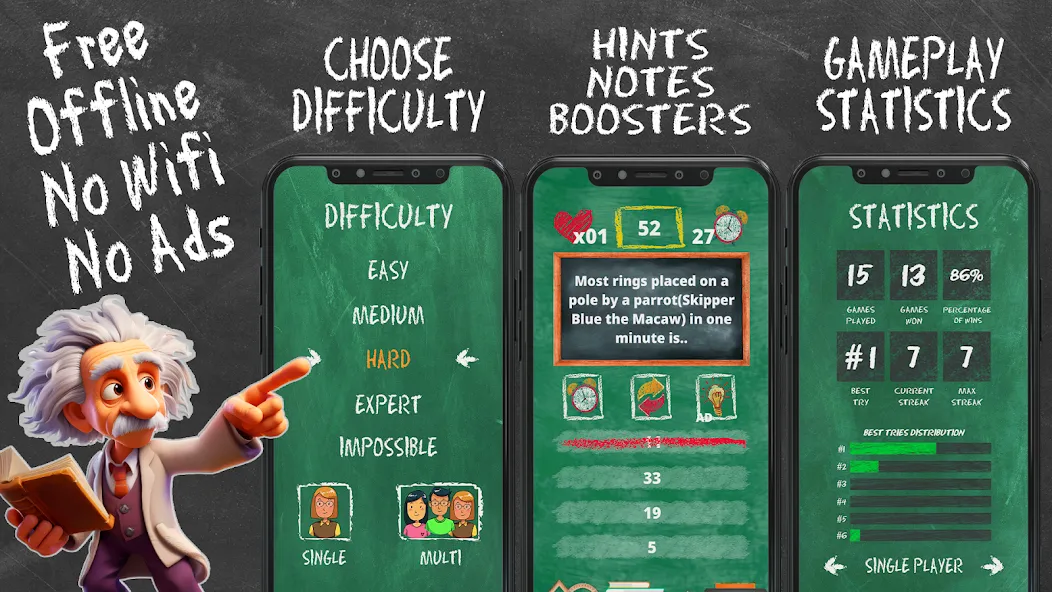 Скачать Quiz Games Offline Games Mod APK — Без рекламы и все викторины открыты — скриншот 3