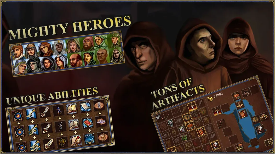 Скачать взлом Heroes 3 of Might: Magic TD — Безлимитные ресурсы и усиленные герои — скриншот 4 Скачать взлом Heroes 3 of Might: Magic TD — Безлимитные ресурсы и усиленные герои — скриншот 4