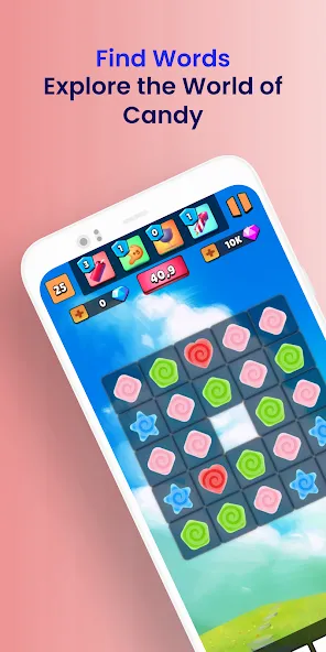 Word 3: Word Game — скачать мод: Безлимитные подсказки и ходы — скриншот 1 Word 3: Word Game — скачать мод: Безлимитные подсказки и ходы — скриншот 1