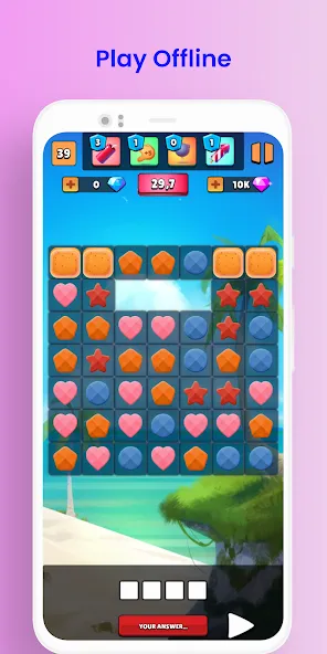 Word 3: Word Game — скачать мод: Безлимитные подсказки и ходы — скриншот 3 Word 3: Word Game — скачать мод: Безлимитные подсказки и ходы — скриншот 3