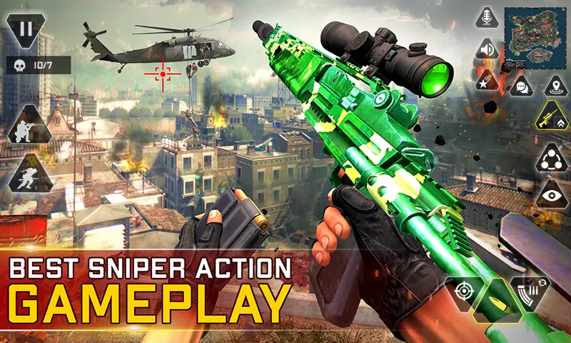 Sniper Gun Shooting game взлом APK — Безлимитные патроны и точная стрельба — скриншот 1 Sniper Gun Shooting game взлом APK — Безлимитные патроны и точная стрельба — скриншот 1
