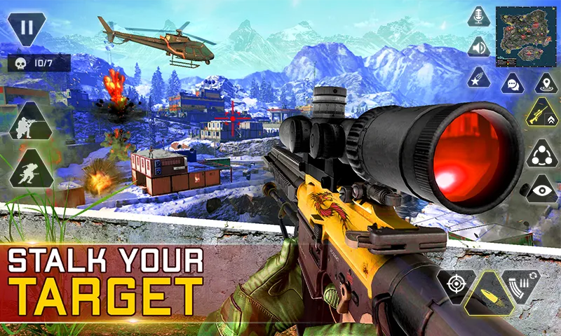 Sniper Gun Shooting game взлом APK — Безлимитные патроны и точная стрельба — скриншот 2 Sniper Gun Shooting game взлом APK — Безлимитные патроны и точная стрельба — скриншот 2