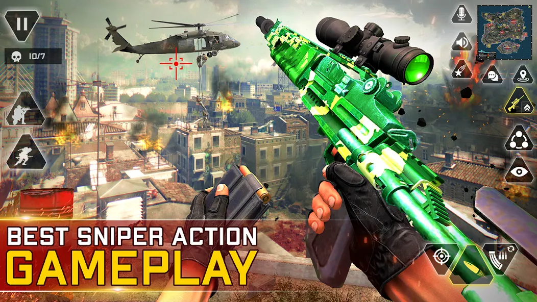 Sniper Gun Shooting game взлом APK — Безлимитные патроны и точная стрельба — скриншот 5 Sniper Gun Shooting game взлом APK — Безлимитные патроны и точная стрельба — скриншот 5
