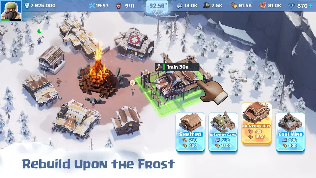 Whiteout Survival взлом APK — Безлимитные ресурсы и ускоренное строительство — скриншот 3 Whiteout Survival взлом APK — Безлимитные ресурсы и ускоренное строительство — скриншот 3