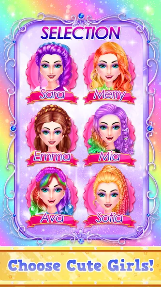 Fashion Braid Hairstyles Salon взлом APK — Безлимитные деньги и все прически открыты — скриншот 2