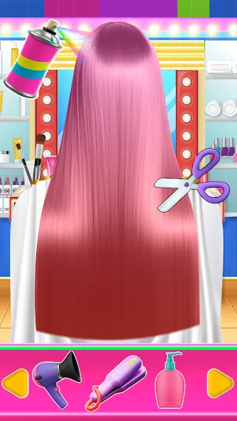 Fashion Braid Hairstyles Salon взлом APK — Безлимитные деньги и все прически открыты — скриншот 3