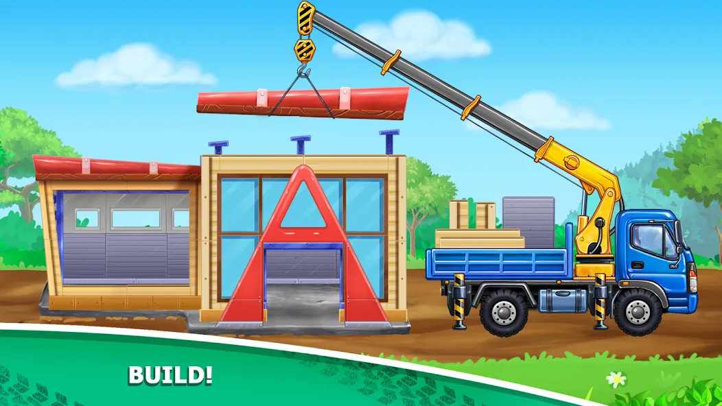 Скачать Kids truck games Build a house — Без рекламы и все машины — скриншот 4 Скачать Kids truck games Build a house — Без рекламы и все машины — скриншот 4