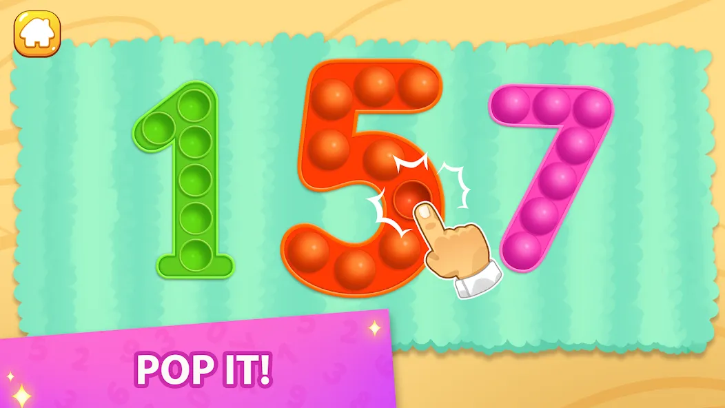 Скачать Numbers for kid Learn to count на Андроид с модом — Разблокированы все задания и режимы — скриншот 1