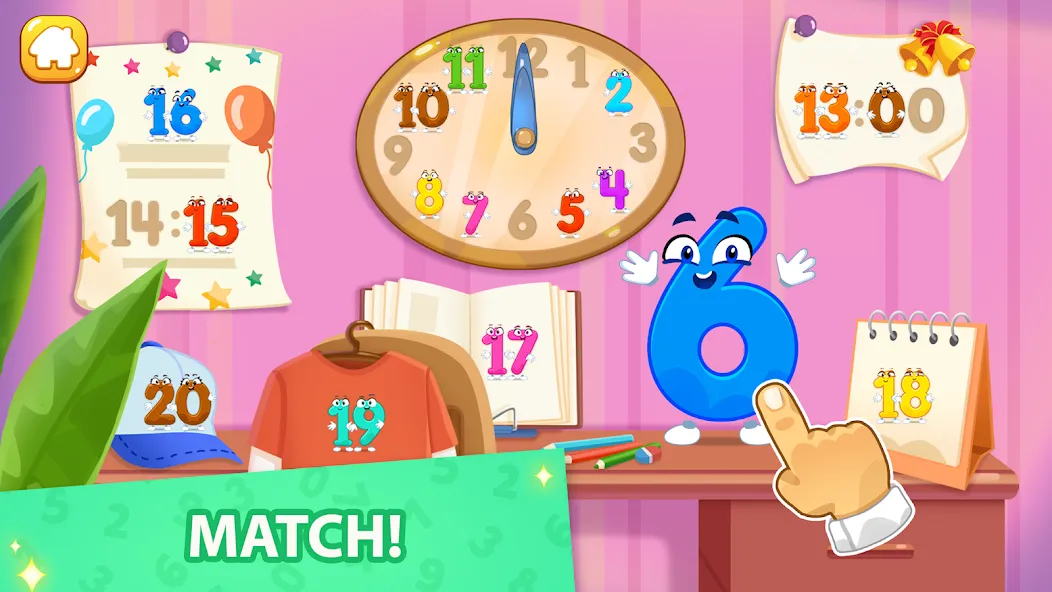 Скачать Numbers for kid Learn to count на Андроид с модом — Разблокированы все задания и режимы — скриншот 3