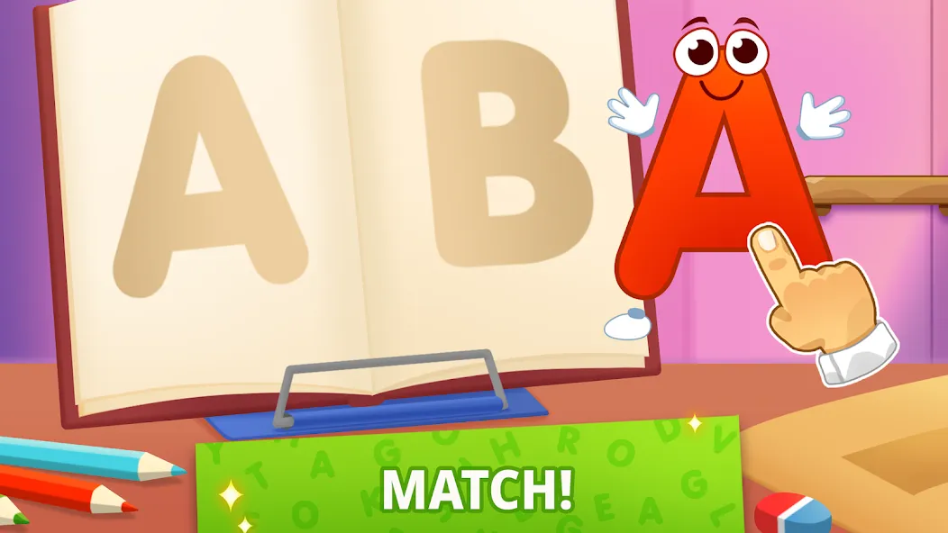 Скачать ABC kids! Alphabet, letters последней версии — Все буквы и уровни открыты — скриншот 2 Скачать ABC kids! Alphabet, letters последней версии — Все буквы и уровни открыты — скриншот 2