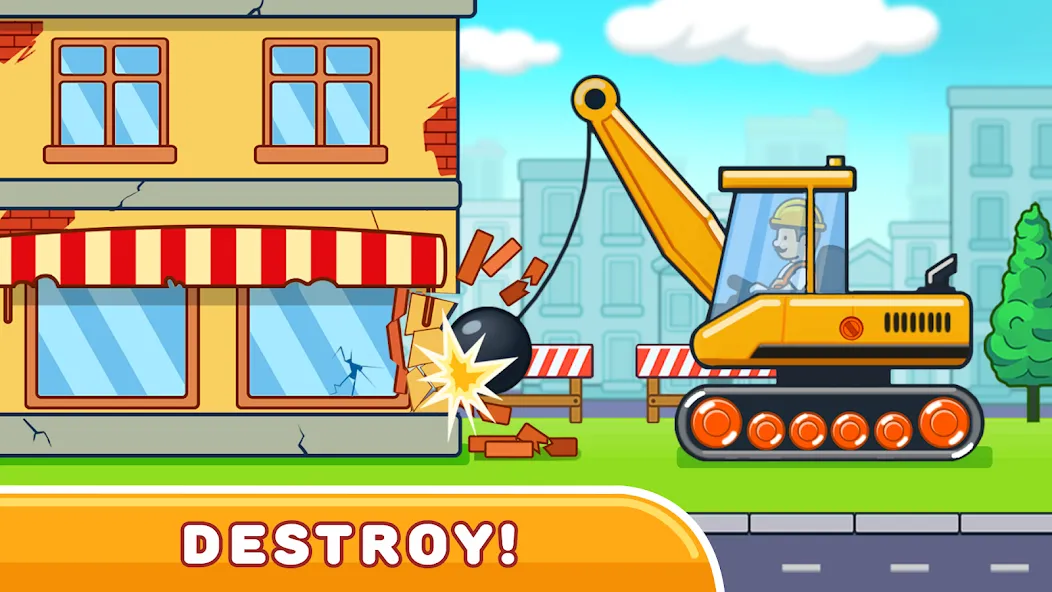 Скачать Car & Games for kids building на Андроид с модом — Все машины разблокированы — скриншот 3 Скачать Car & Games for kids building на Андроид с модом — Все машины разблокированы — скриншот 3