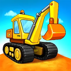 Скачать Car & Games for kids building на Андроид с модом — Все машины разблокированы