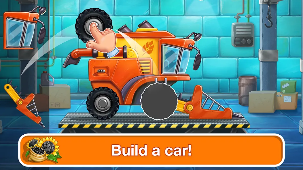 Скачать взлом Tractor, car: kids farm games — Безлимитные монеты и все тракторы открыты — скриншот 1 Скачать взлом Tractor, car: kids farm games — Безлимитные монеты и все тракторы открыты — скриншот 1